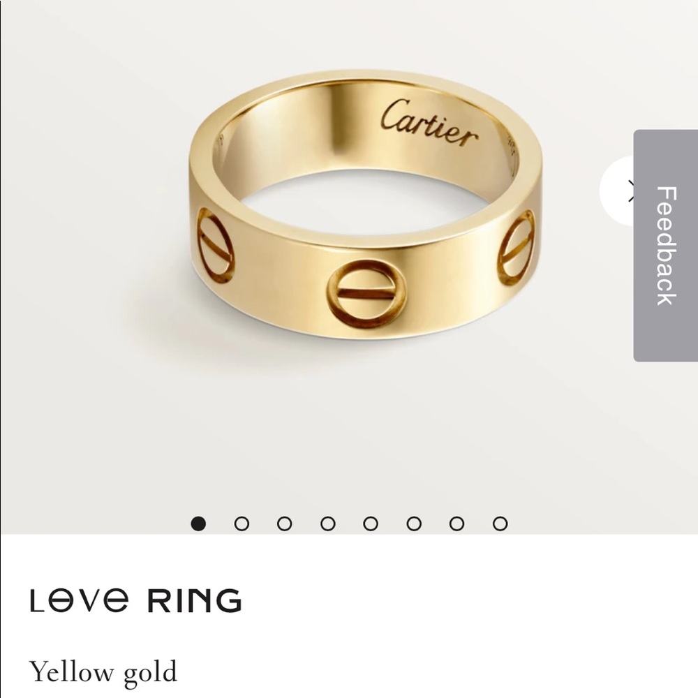 Cartier LOVE ring, yellow gold